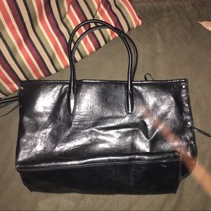 JustFab Black Satchel